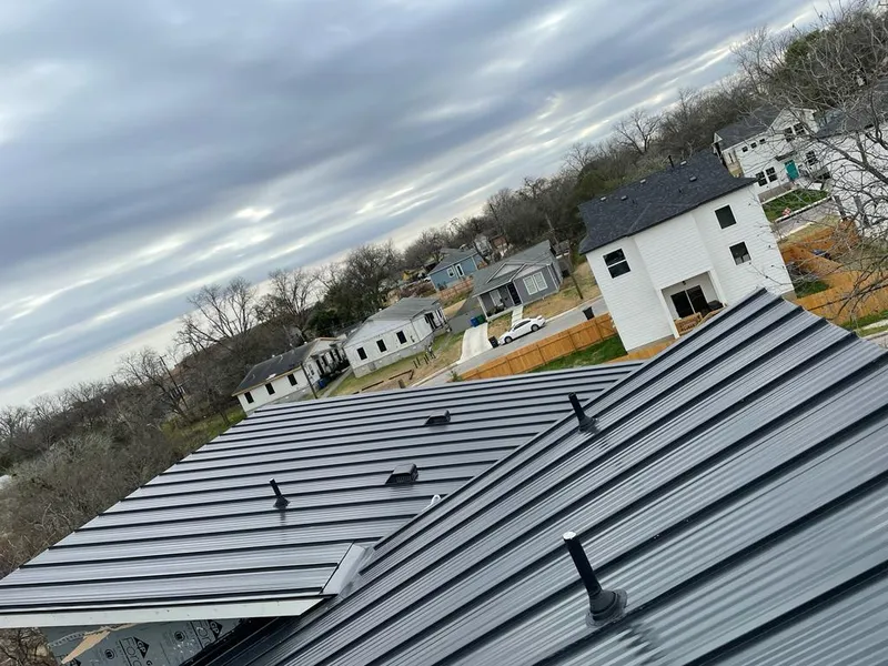 Standing seam metal roof panels with vents for Skylight Repair in Hampden